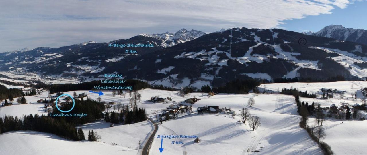 Landhaus Kogler Daire Ramsau am Dachstein Dış mekan fotoğraf